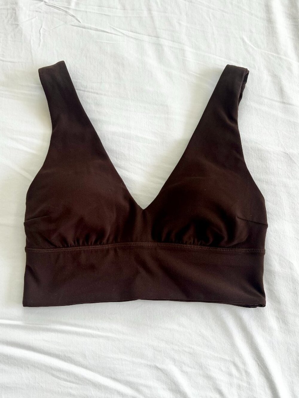 Lululemon Align V-Neck Bra | Espresso Brown | Size 4